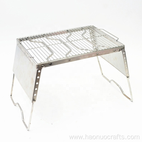 portable stainless steel folding pot rack